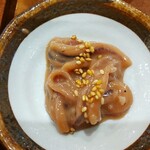 灼味噌らーめん 八堂八 - ジンギスカン定食 1200円、イカの塩辛