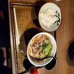 かまど - 肉うどんセット　特盛