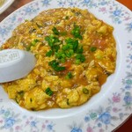 中華居酒屋 上海ママ料理 - トマトと卵の炒め物　これ必需品