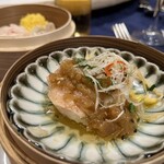 ホテルプラム 横浜 - 香味野菜とタレを絡ませて美味しかった