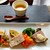 ラ クッチーナ マッサ フェリーチェ - 料理写真:映える盛り付けも味のうち パンプキンスープも美味