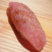 佐野鮨 - 霜降りの炙りトロ