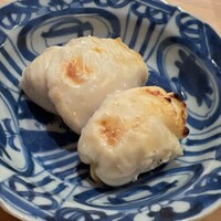 佐野鮨 - 真鯛の白子の炭火焼き