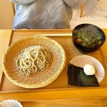 Sobakiri Ishigaki - 1/22 季節のざるそば・真牡蠣の熱汁