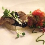 R Valentino - メイン(鱈のソテー、鶏肉のグリル)