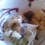 徳山鮓 - 熊鍋　お皿に取ったところ。