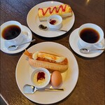 さくら珈琲 岐阜岩地店 - モーニングエビドック ・たまごトースト