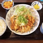 Tenshin Yatai Kumaya - 油淋鶏定食