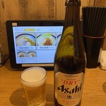 札幌味噌ラーメン アウラ - 瓶ビール
