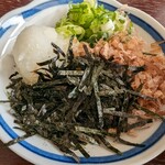 松本蕎麦店 - 薬味たっぷり