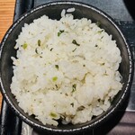 うどん料理 千 - じゃこ菜飯