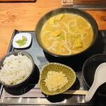 うどん料理 千 - カレーうどんセット