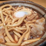 玉丁本店 - こだわり豚肉入り 味噌煮込みうどん