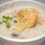 Houmi Hachiman - 皮邂蛋咸肉粥(ピータンと塩漬け肉のお粥)