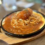 グランチェスター - クリームコロッケあんかけスパゲティ