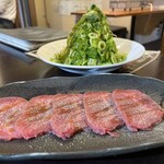 黒毛和牛とタンとハラミ 焼肉じゅんちゃん - 塩タン➕タンの森