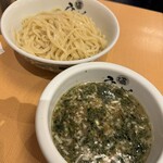 ひるがお - 塩つけ麺（麺の大盛り）