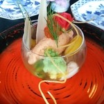 Kuriente Kawabata - 魚介のジュレカップ(lunch7,000円)