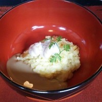 くりゑンテ カワバタ - サフランのリゾット(lunch7,000円)