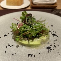 ARMONICO - 1週間熟成ヒラメのカルパッチョ ミスティカンツ