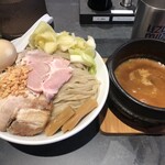 Noodle Atelier有象無象 - 特製エビつけ麺ポセイドン（1,350円）、麺大盛（+150円）