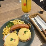 肉とスイーツのお店koyori - エッグベネディクト
