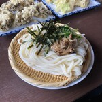 岩戸屋 - ざるうどん大盛り