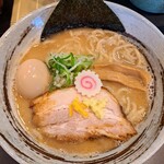 一心屋 - 濃厚白みそラーメン（味玉付き）