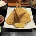 魚 枡 - アジフライ定食　¥1,100