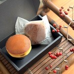 心根 - 手土産　どら焼きもお手製でした(自宅にて)