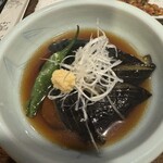 環翠 - ナスの揚げ浸し。日本酒5リットル飲める旨さ！