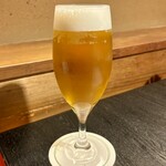 Tsukitei - 生ビール（キリン一番搾り） ¥825