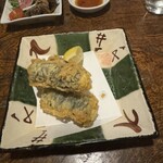環翠 - 春山菜天ぷら。日本酒5リットル飲める旨さ！