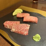 Ginza Yakiniku Seigou - 特選厚切りタン・特選厚切りハラミ