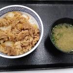 Yoshinoya - 牛丼（並）＆みそ汁