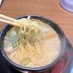 ラー麺 天笑 - しおラーメン(中細麺)