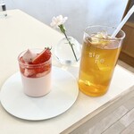 signe - パンナコッタとアイスティー