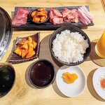 焼肉　殿 - 焼肉ランチ　1980円（税込）