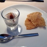 Restaurant MiYa－Vie - レンズ豆、フロマージュブランと鶉の卵、黒糖と酸味をアクセントに