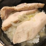 麺屋一燈 - 地鶏そば〜青森シャモロック（塩）+小ライス