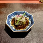 Ji-Cube - カマスの炙りと焼き茄子の葱油がけ