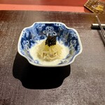 Ji-Cube - 干し豆腐と金糸瓜の山椒油和え キャビアのせ