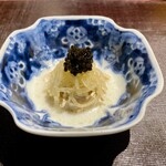 Ji-Cube - 干し豆腐と金糸瓜の山椒油和え キャビアのせ
