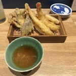 Tempura Tentora - 天寅5品盛り