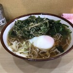 そばの神田東一屋 - アサソバビンボー！　
      朝そば＋春菊天！