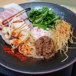 にぼし担担麺専門店 ふたつぼし - 令和6年3月 ランチタイム(11:00〜15:00)
汁なし鯛担麺2辛 税込920円