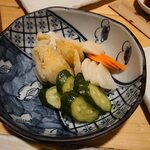 やきとり山平 - おしんこ