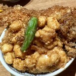 天丼 金子屋 - 天ばら丼（上）