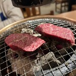 焼肉しみず - 厚切りハラミ