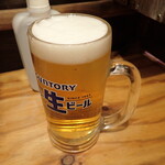 Nakama Shouten - 生ビール（￥400）